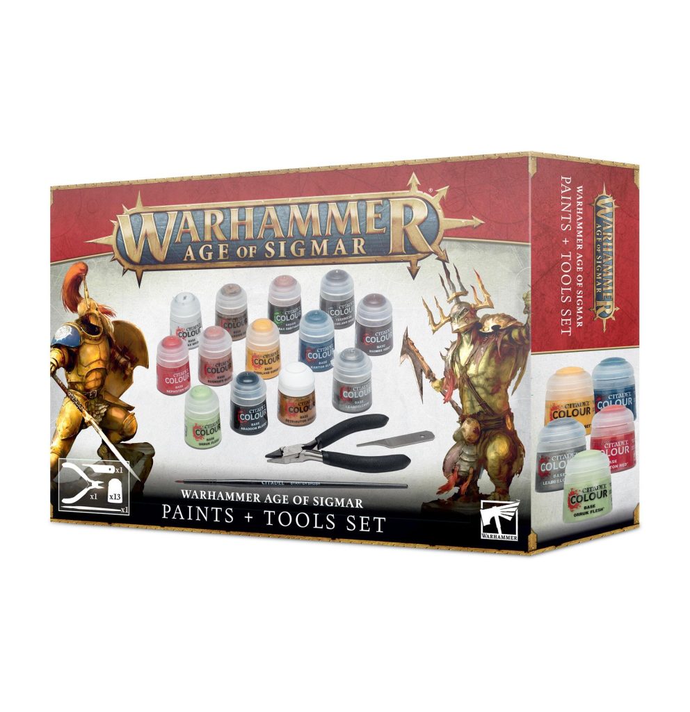 AGE OF SIGMAR: PAINTS AND TOOLS