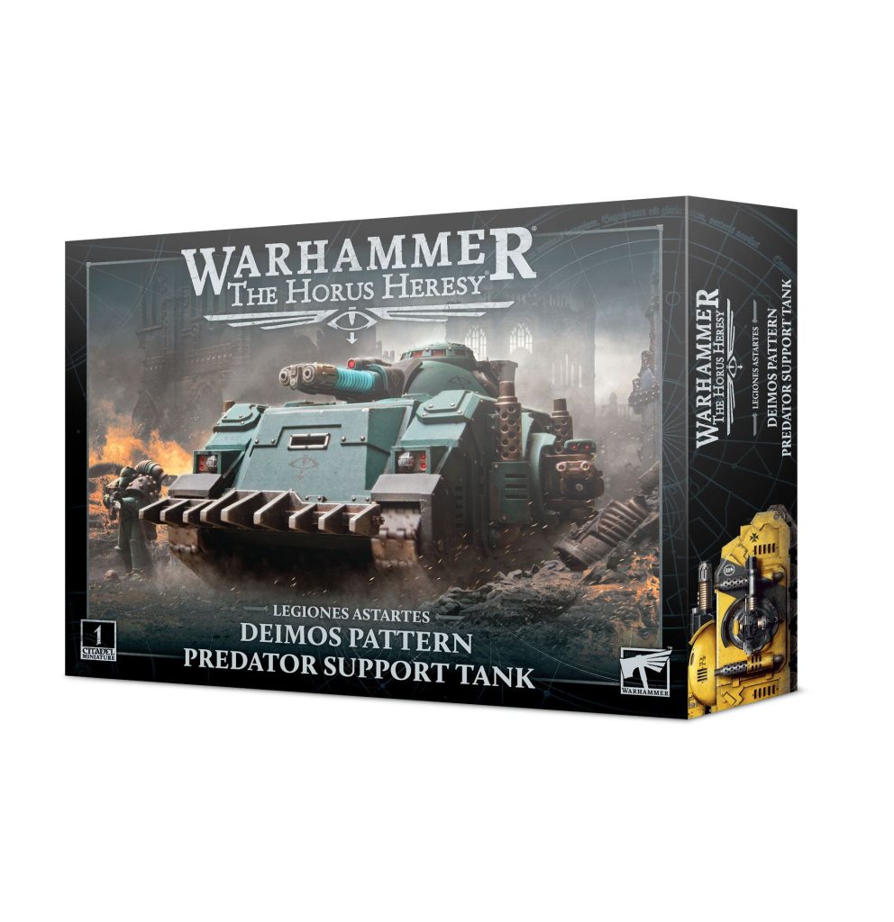 horus heresy: space marines: deimos pattern predator support tank