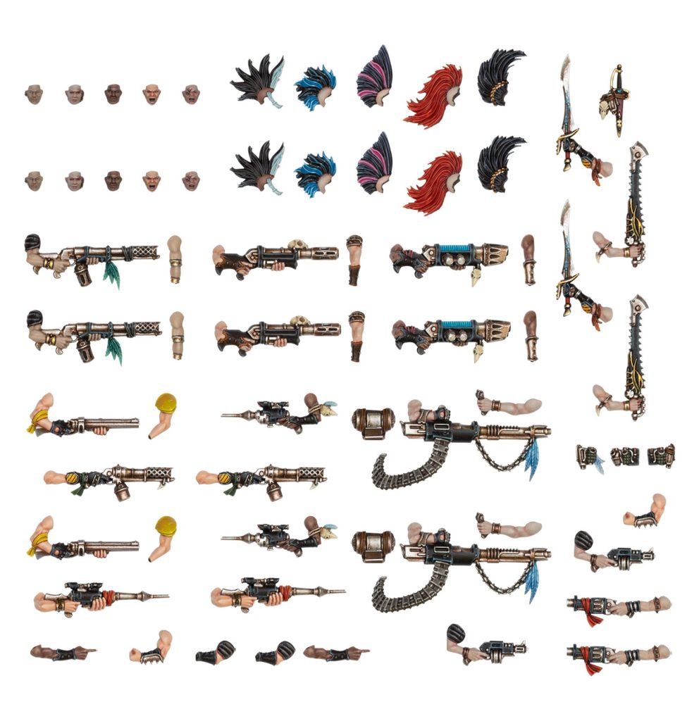 necromunda: escher weapons & upgrades