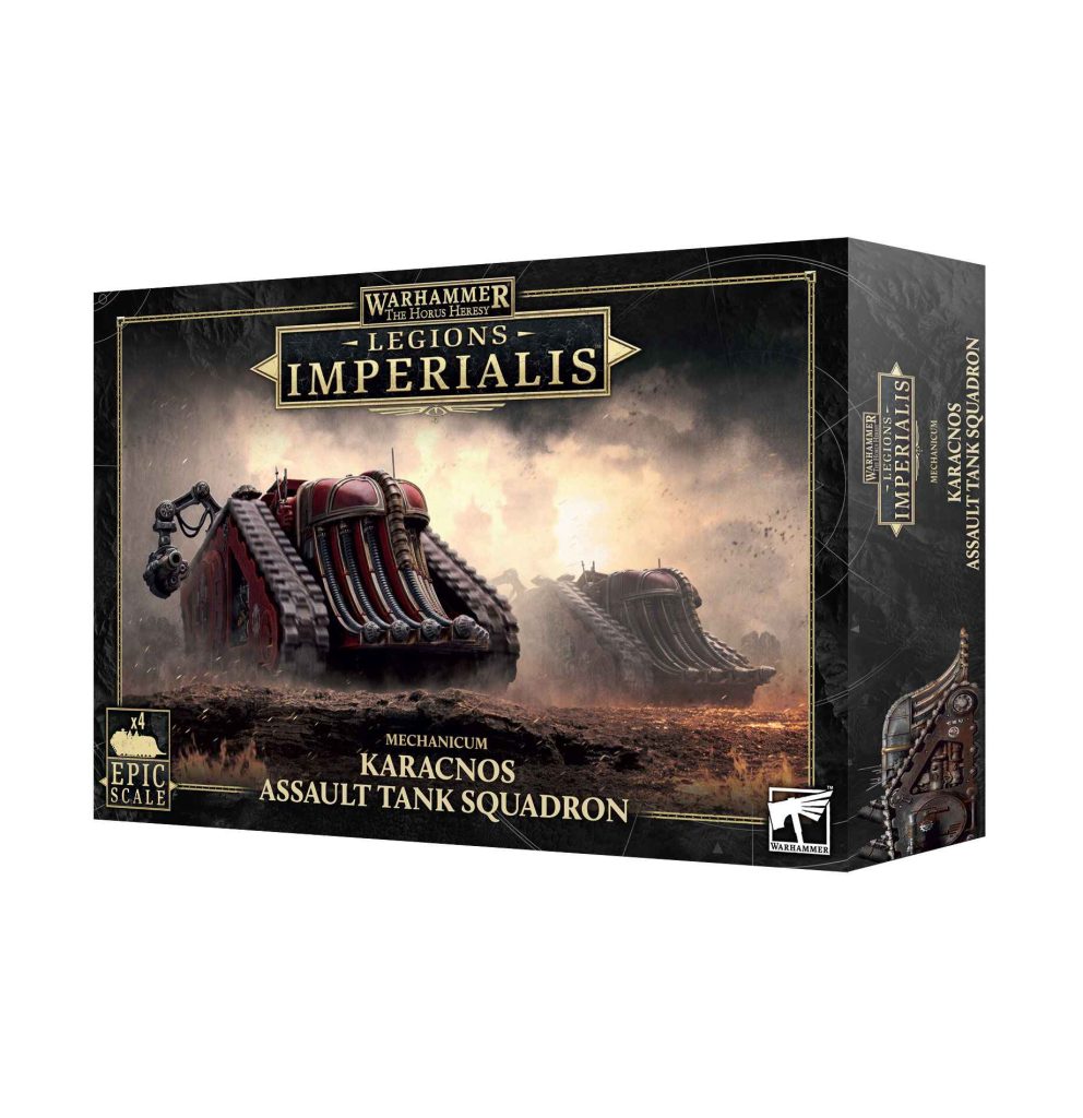 legions imperialis: mechanicum karacnos assault tank squadron
