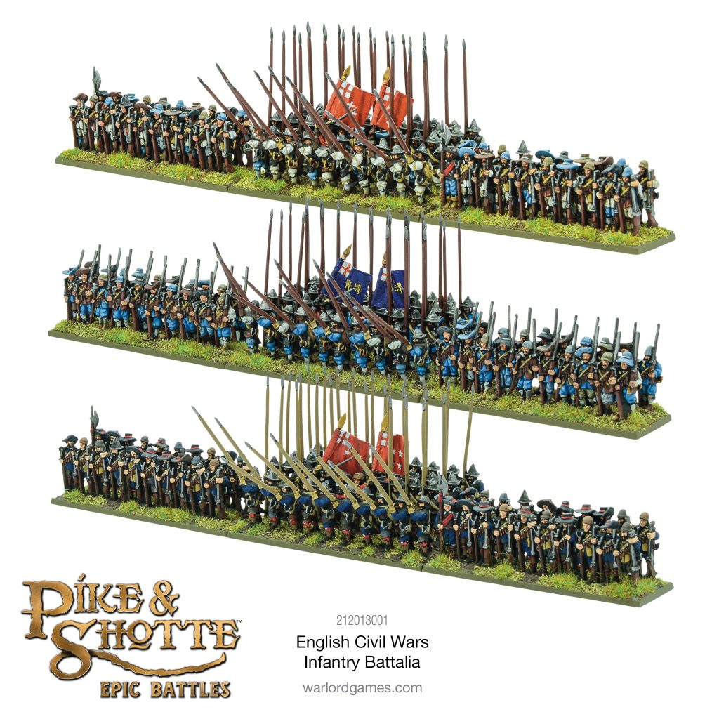 Pike & Shotte Epic Battles – English Civil  Wars infantry battalia
