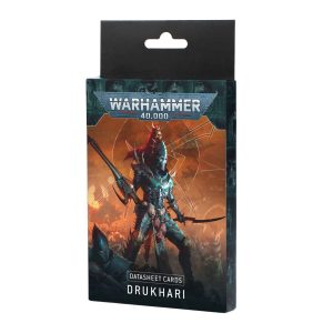 datasheet cards: drukhari (english)