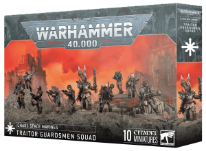 chaos space marines: traitor guardsmen squad