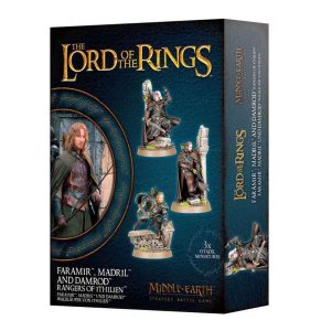 middle earth strategy battle game: faramir, madril and damrod, rangers of ithilien (d/o)