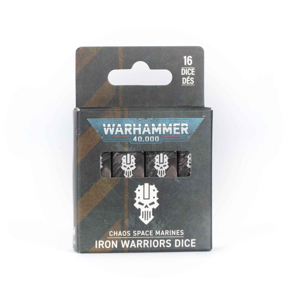 warhammer 40000: iron warriors dice