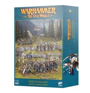 high elf realms: battle march army