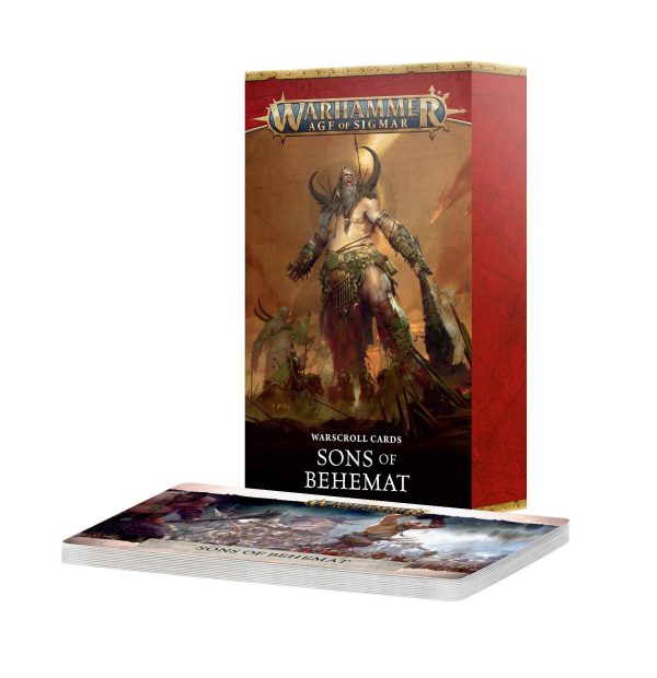 warscroll cards: sons of behemat (eng)