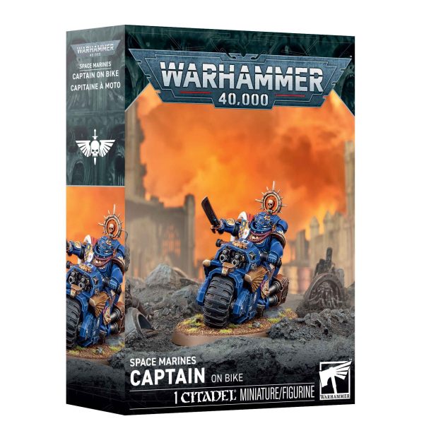 space marines: captain on bike