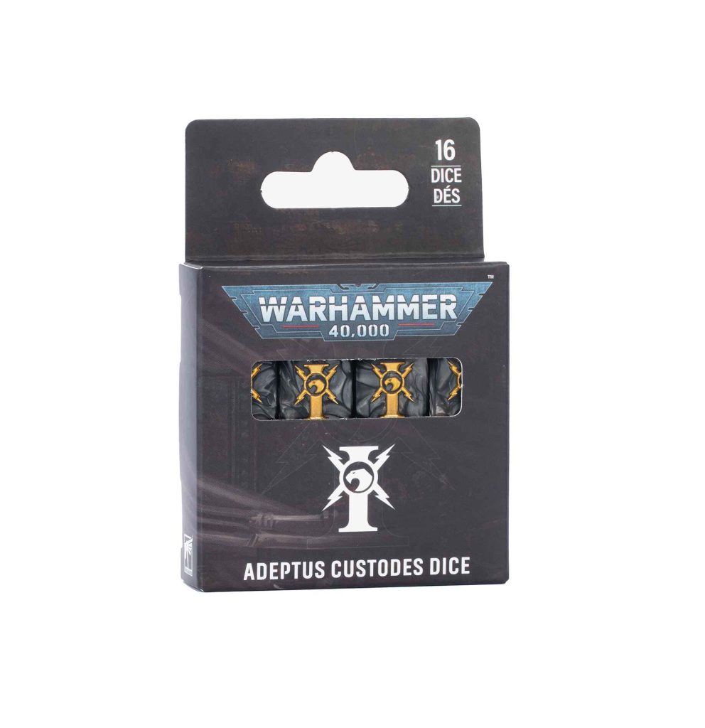warhammer 40000: adeptus custodes dice